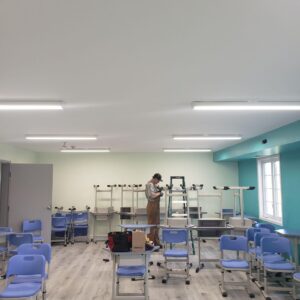 office and classroom lighting installation by Shine Lighting in Richmond Hill